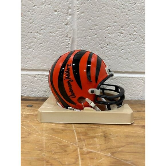 Anthony Munoz signed autographed Cincinnati Bengals VSR4 Mini Helmet Beckett - Picture 1 of 7
